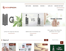 Tablet Screenshot of ecigopedia.com